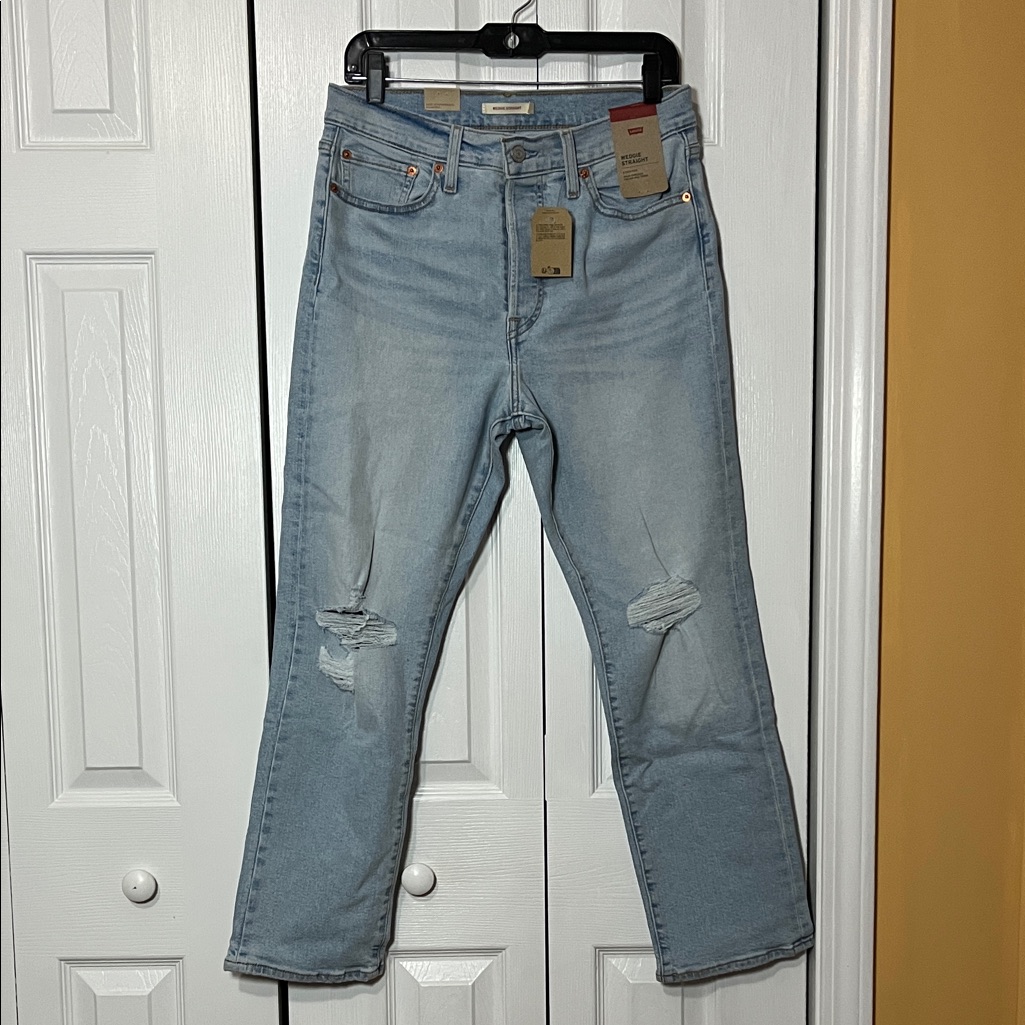 Levi's Women's Straight Leg Jeans In Light Blue